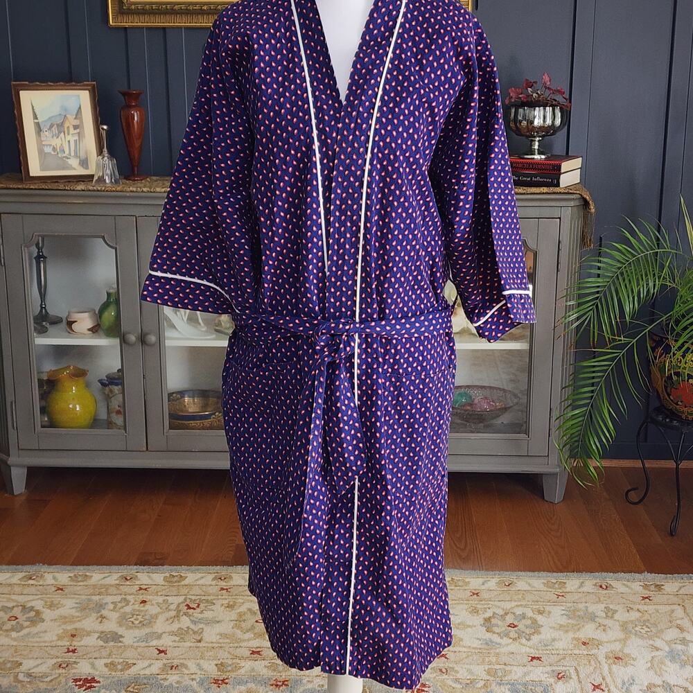 Vintage San Gallo Cotton Paisley Robe Women’s OSFM